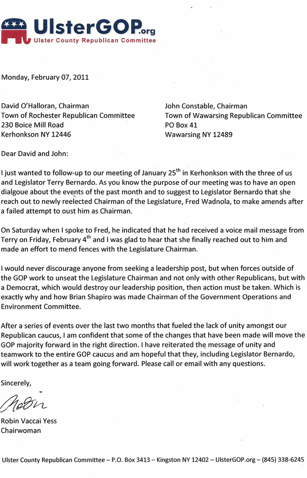 Dump Terry Bernardo Dump Len Bernardo