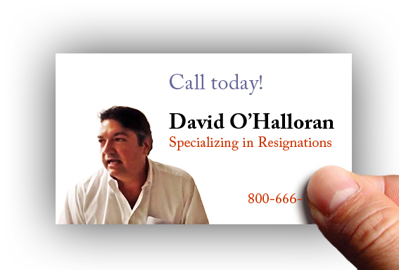 Dump David O'Halloran and Terry Bernardo