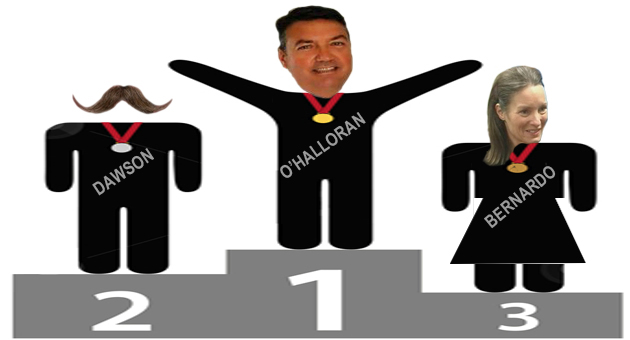 Dump David O'Halloran and Terry Bernardo